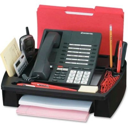 COMPUCESSORY Compucessory Telephone Stand/Organizer 11-1/2" x 9-1/2" x 5" Black 55200